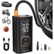 Cimesen inflator front view showing controls and portability benefit