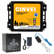CINVEI front panel view showing compact breakaway controller and mounting points for installation benefits