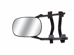 CIPA towing mirror adjustable arm close-up demonstrating secure fit and reduced vibration benefit