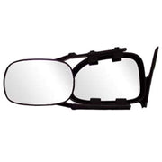 CIPA clip-on towing mirror front view showing face and mounting straps for better towing visibility