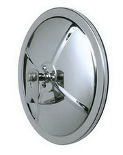 CIPA 48852 stainless mirror front view showing wide-angle reflection and improved visibility