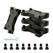 Ciseret front view pad mounted showing secure fit and increased stability