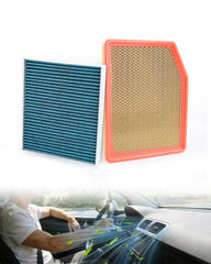 Citumo front packaging showing both engine and cabin filters for quick identification and convenience