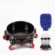 CJKKH bucket dolly front view showing stable platform and casters for easy movement