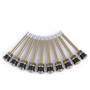 CKAuto TR572 front pack view showing ten brass valve stems and clear labeling