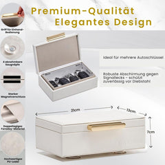 CKEYURE PU leather texture close-up highlighting durable finish