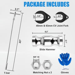 Clatoon 63mm fork detail showing precise fit and protection benefit