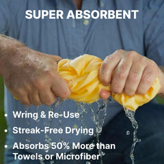 CleanTools Absorber close-up texture of PVA surface showing absorbent pores for faster drying