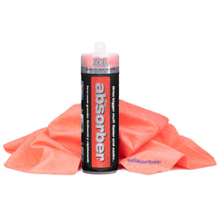 CleanTools Absorber XXL front packaging showing product and benefits for quick drying