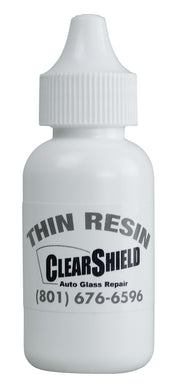 Clearshield bottle front label 30ml showing product and clear benefit