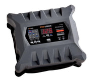 Clore Automotive PL2320 front panel showing status lights and ports, clear operation benefit