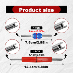 CmeRto valve cores in hand scale conveying quantity and compact size