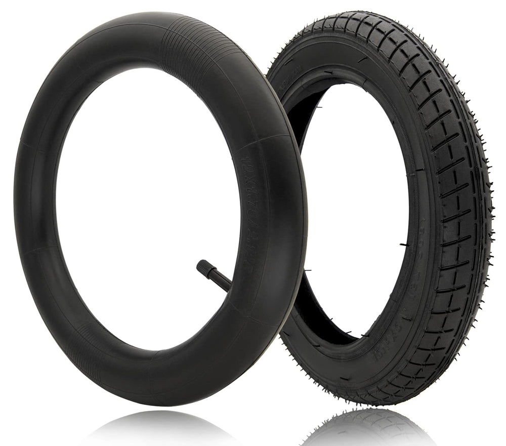 CMOOD front view of tire and tube set shows complete replacement kit and easy fit benefit