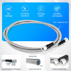 CMOOD rubber-covered connection ends protecting threads and ensuring leak-resistant seals