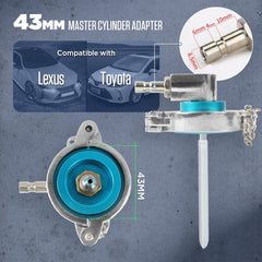 CMTOOL adapter close-up of internal sealing ring for leak prevention