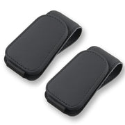 CMWWYFC front view showing visor clip and leather cover, protecting glasses