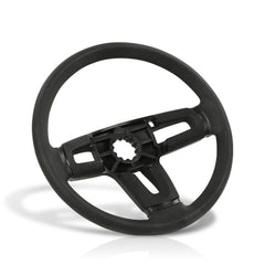 CNNELL front view of steering wheel showing fit and durable design benefit
