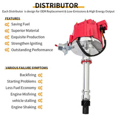 CNPAPC red cap and rotor close-up highlighting durable contacts for consistent spark
