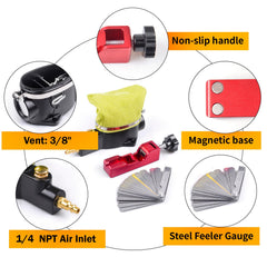 CNRAQR gap tool close-up highlighting precise aluminum measurement and durability