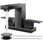 Cobbe faucet front view in matte black showing modern style and easy upgrade