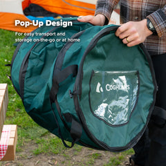 Coghlan's close-up of 600D polyester fabric for durable protection