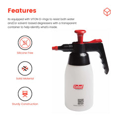 Colad nozzle adjustment close-up showing easy mist-to-jet control