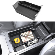 Coleya front view of console insert showing tidy storage benefit
