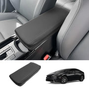Coleya front view console cover showing snug fit and refined look for Prius