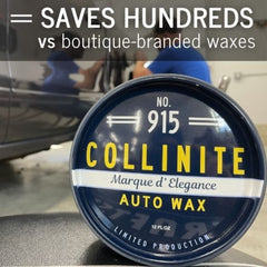 COLLINITE 915 being applied to red car delivering deep gloss benefit
