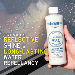 COLLINITE 925 open jar texture close-up highlighting creamy carnauba blend