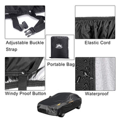 COLOR RAIN TIME reflective strips illuminated at night improving parking visibility