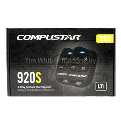 Compustar CS920-S remotes used near parked car, demonstrating convenience at distance