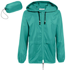 COOFANDY front view showing waterproof protection and coverage