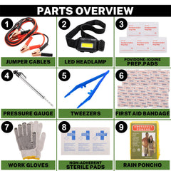 COOGEO heavy-duty battery jumper cables close-up for reliable jump-starts
