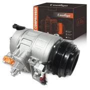 COOLIGO front view of the compressor showing mounting points and fit benefit