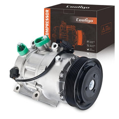 COOLIGO front view of compressor showing complete unit and fitment benefit