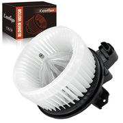 COOLIGO blower motor front view showing mounting and fitment benefits