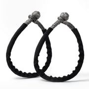 cordeast front view packaging showing two gray shackles and specs for quick identification