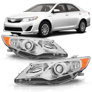 corkiauto front assembly chrome amber showing clean factory look and improved visibility