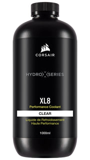 Corsair XL8 bottle front view showing label and 1L size, ideal for easy fill