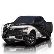 Cotryvox front view on Silverado showing full coverage and weather protection
