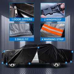 Cotryvox driver-side zipper open for quick cabin access and convenient use