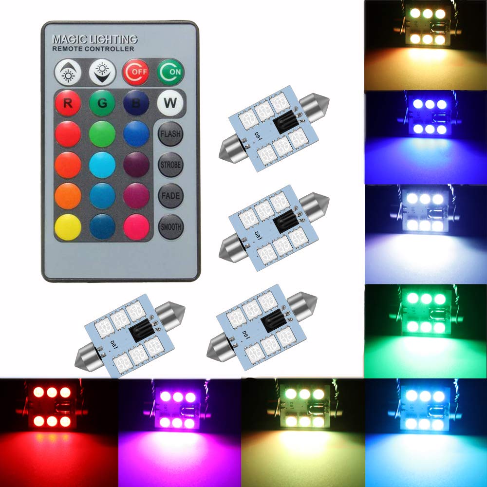Cottonbell 578 bulbs front view showing LED ends and plug-in fit benefit