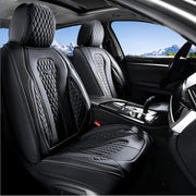 Coverado front seat cover full front view showing refined protection and clean look