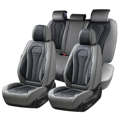 Coverado front seats full view showing sleek protection and upgraded cabin look