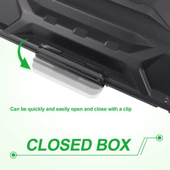 CPOWACE installed on Can-Am Defender dashboard adding convenient storage