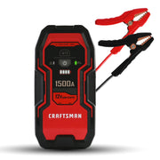 CRAFTSMAN front view showing compact jump starter and power bank benefit portability