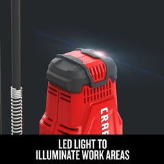 CRAFTSMAN variable-speed trigger close-up enabling precise flow control