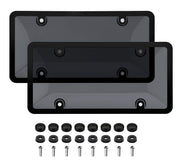 CRAPOZ front-mounted frame showing neat plate presentation and protection