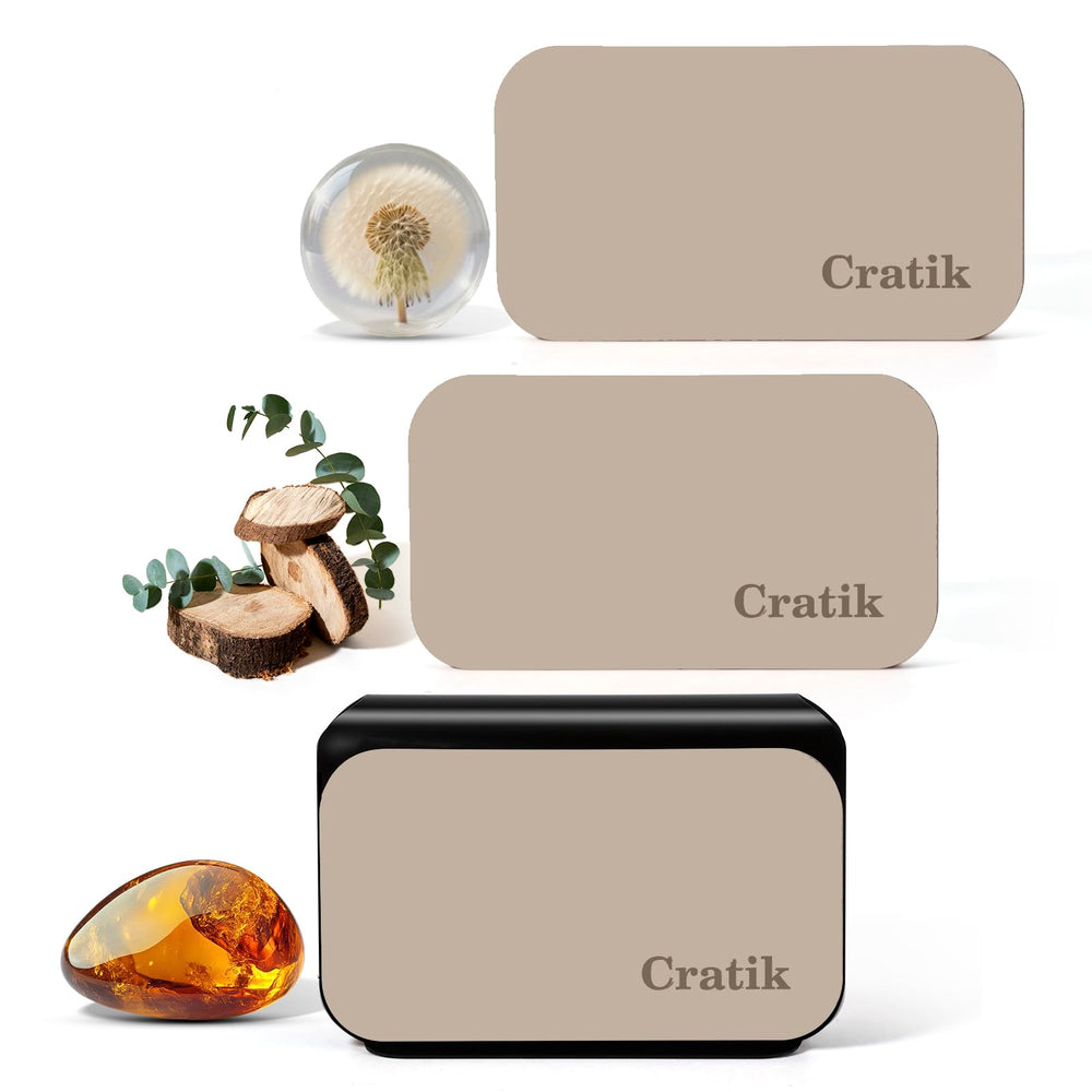 CRATIK front packaging with visor clip and three stones showing premium starter kit benefit